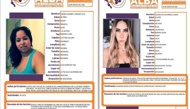 Desaparecidas en BCS