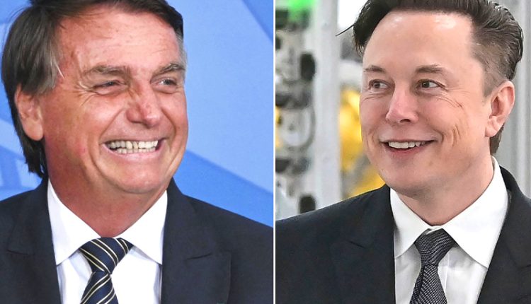 Elon Musk y bolsonaro en brasil