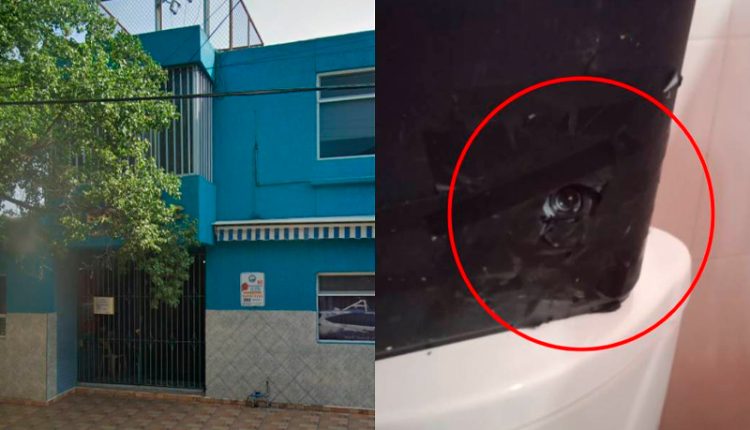 instalan cámaras ocultas en los baños de mujeres