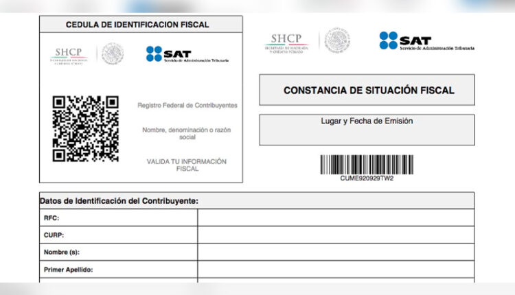 Situación fiscal SAT