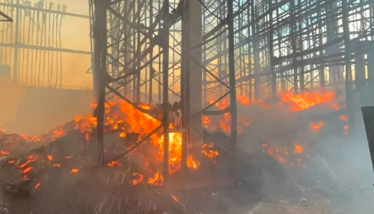 Incendio bodega en Tlaquepaque