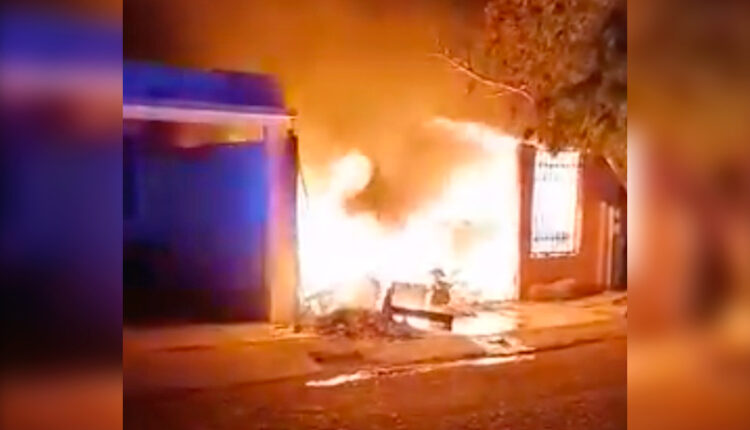 Incendio península sur