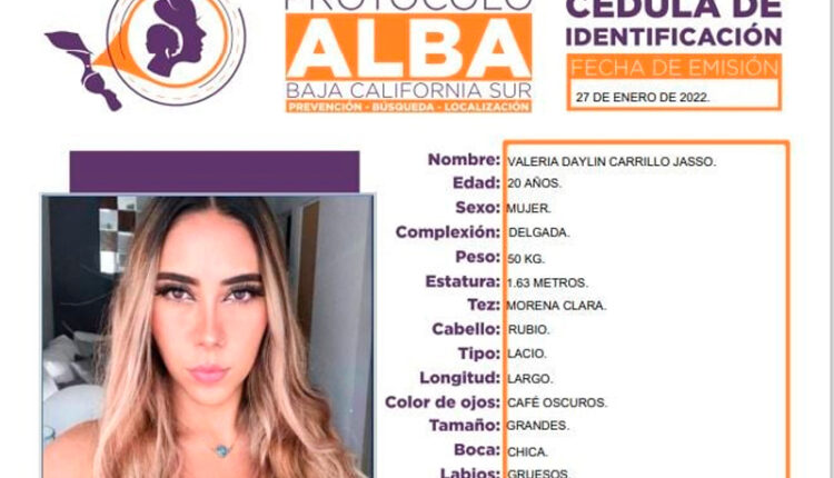 Mujeres desaparecidas en BCS