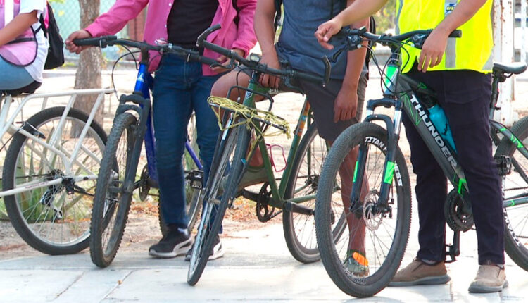 Uso de bicicleta