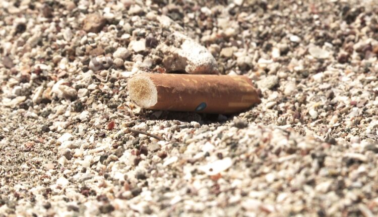 Consumo de tabaco en playas