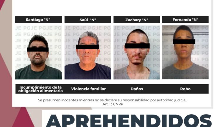 Aprehendidos en La Paz