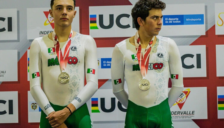 Ciclistas sudcalifornianos durante competencia en Colombia