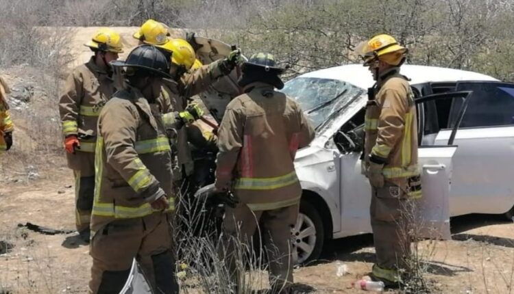 Accidente de vehicular sobre la Transpeninsular