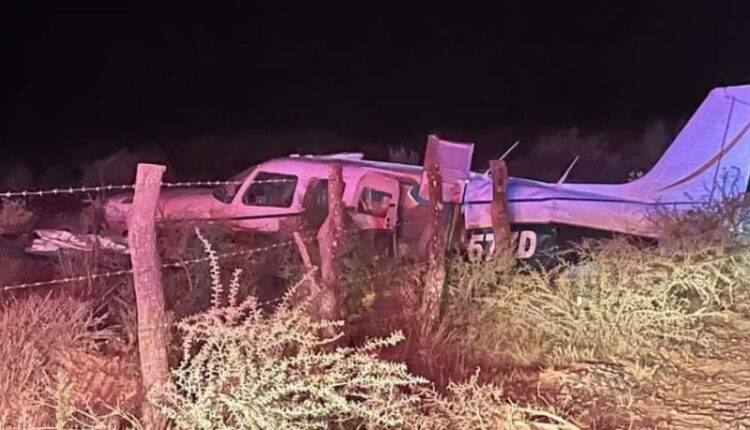 Avioneta desplomada en Díaz Ordaz, Tamaulipas