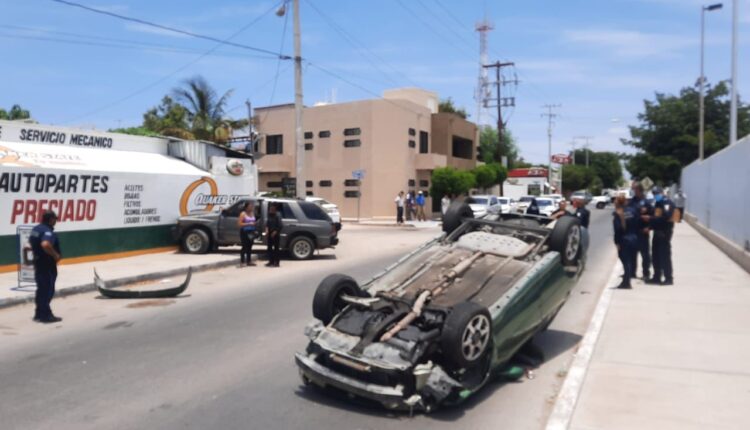 volcadura en la paz