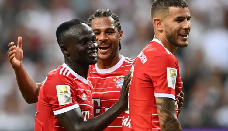 Los autores de los goles fueron: Kimmich, Pavard, Mané, Masiala (2) y Gnabry