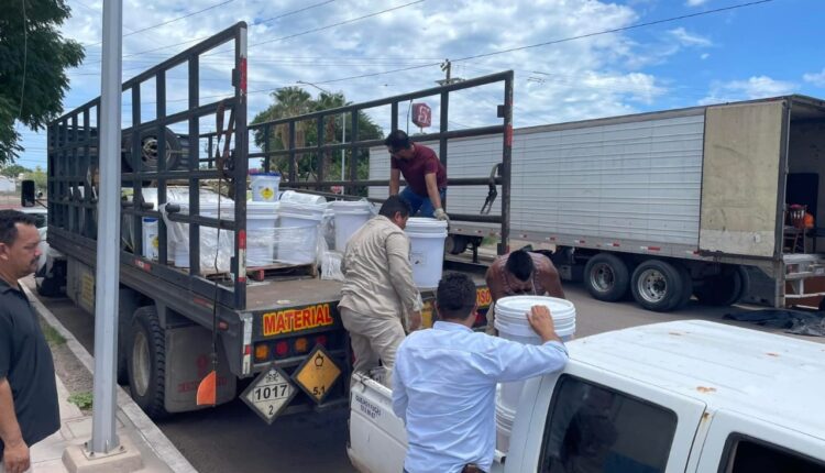Gobierno de BCS a través del CEA y Conagua suministrando gas cloro a organismos operadores de agua
