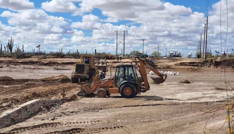 Zonas de Mulegé afectadas por el huracán “Kay”