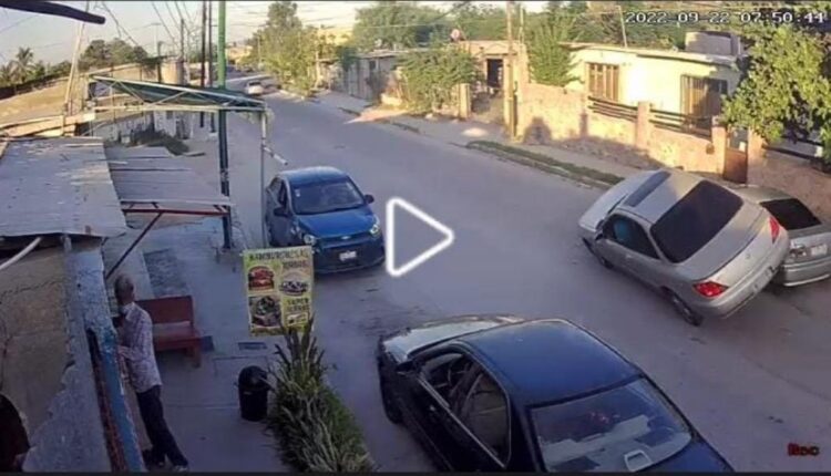 Accidente en la colonia Lázaro Cárdenas