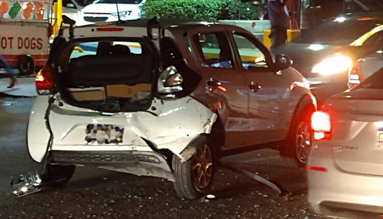 Accidente en calles de Tenochtitlan y Agustín Olachea