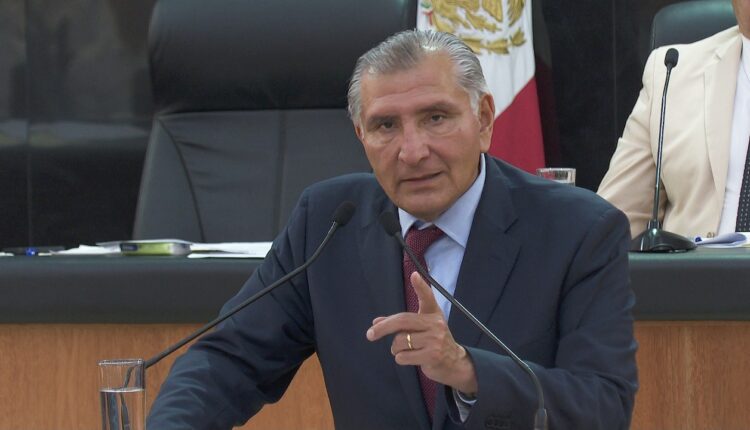 Secretario de Gobernación Federal, Adán Augusto López en el Congreso de Baja California Sur