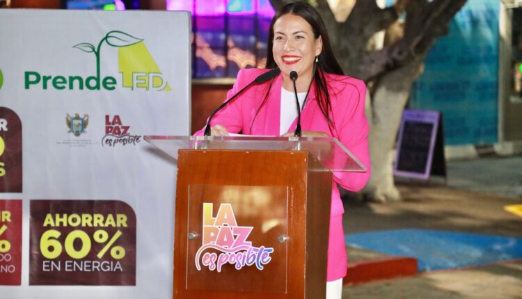 Alcaldesa de La Paz, Milena Quiroga en rueda de prensa en el Centro de La Paz