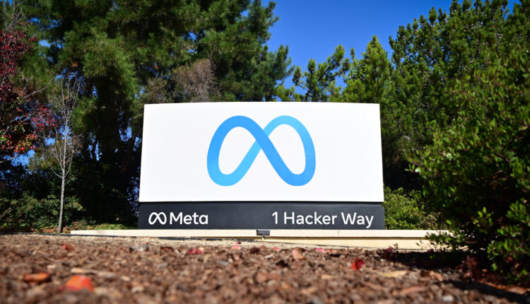Sede corporativa de Meta (anteriormente Facebook) en Menlo Park, California, el 9 de noviembre de 2022.