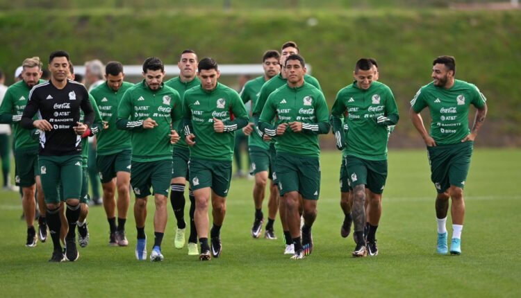 Entrenamiento de la Selección Mexicana
