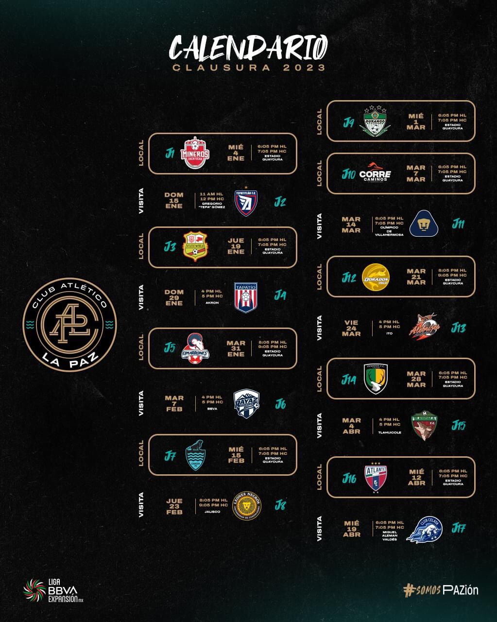 Atlético La Paz iniciará el torneo contra Mineros