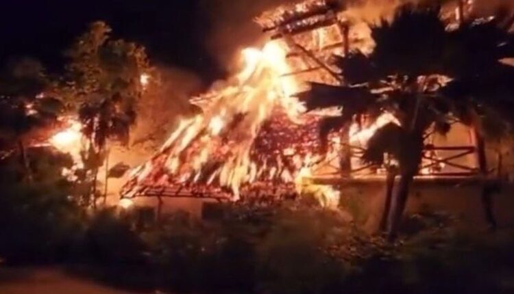 El incendio inició luego de que explotara un tanque de gas
