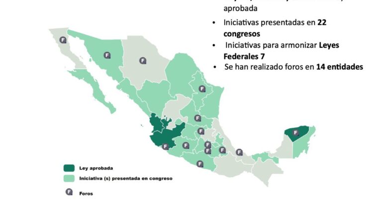 mapeo de la ley de movilidad actulizada en el país