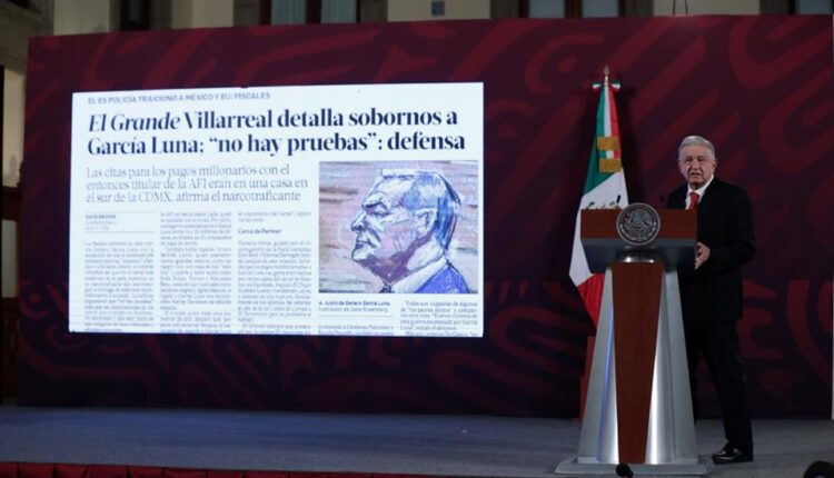 AMLO dando seguimiento a juicio de García Luna
