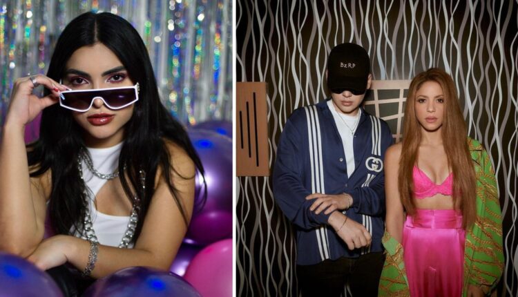 Briella, Bizarrap y Shakira.