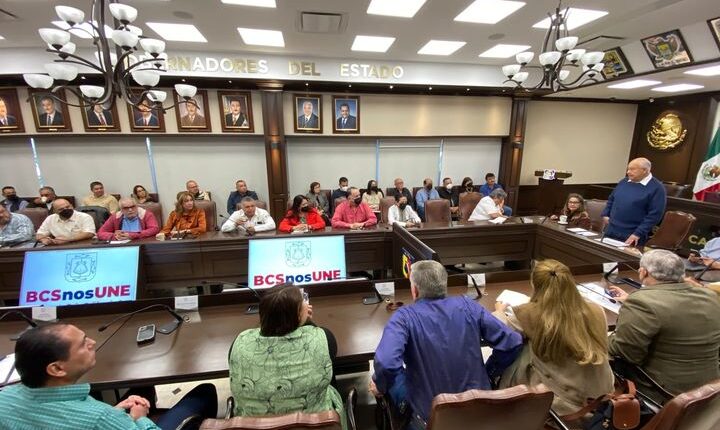 Reunión con secretarios del gabinete legal y ampliado de Baja California Sur