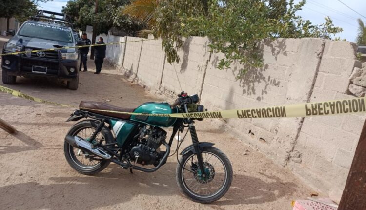 Motocicleta robada en calles de La Paz