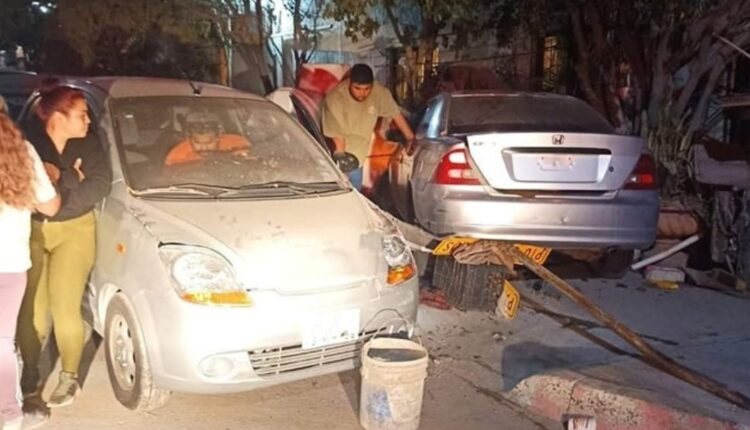 El conductor dejó su vehículo en el sitio del choque