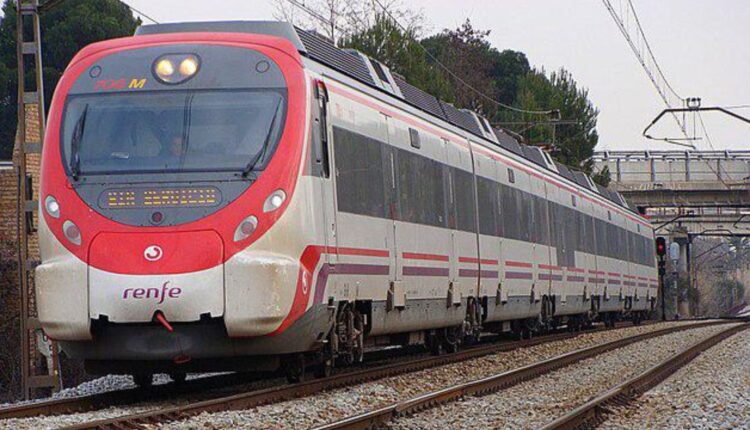 Tren en movimiento