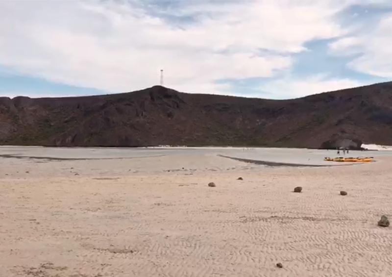 2020-02-25-Balandra Está sin agua la playa Balandra por fenómeno de marea baja