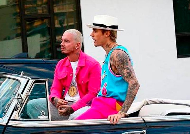 2020-02-29-bomba Justin Bieber y J. Balvin graban nuevo video juntos