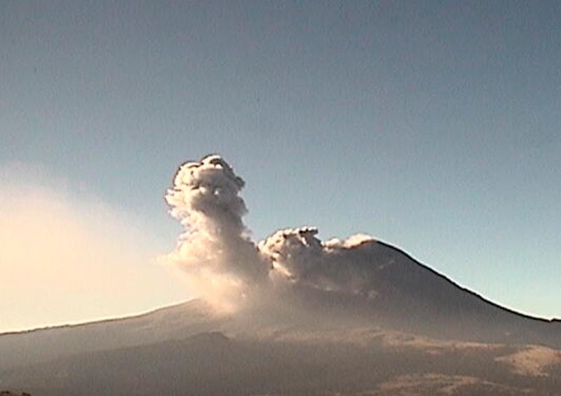 Popocatepetl Semáforo de Popocatépetl en Amarillo Fase 2