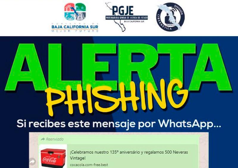 PGJE Phishing La policía cibernética alerta de nueva forma de robo en BCS