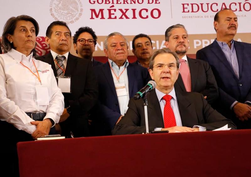 Esteban Moctezuma Barragán SNTE y SEP anuncian fechas de suspensión de clases