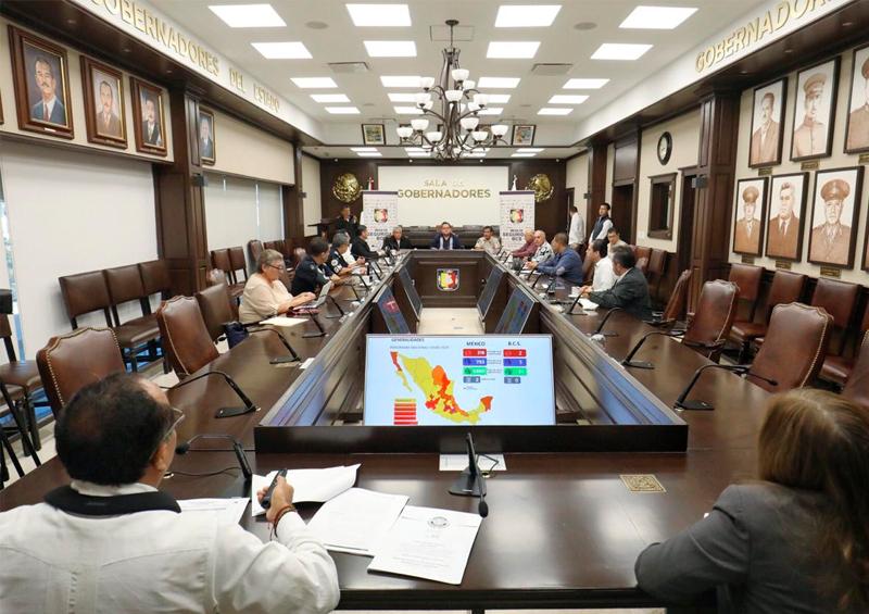 Baja California Sur COVID-19 Coordinan esfuerzos Gobierno de BCS y Fuerzas Armadas ante Covid-19