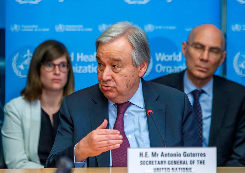 ONU ONU pide poner fin a las guerras para enfrentar el coronavirus