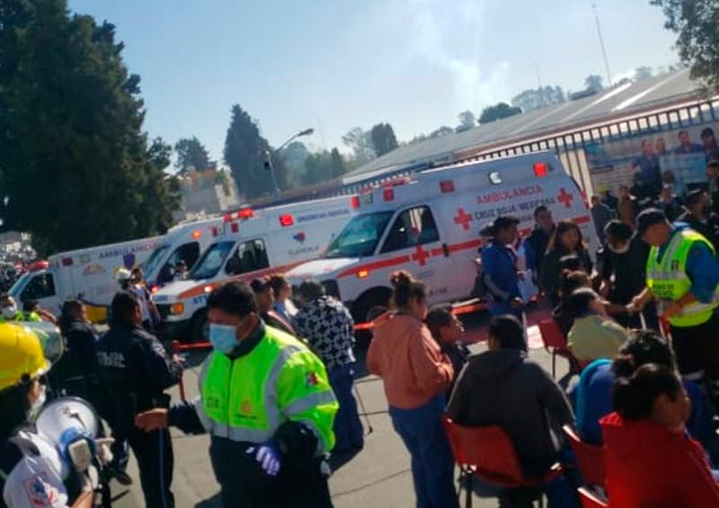 Tlaxcala Reportan fuga de amoniaco en fábrica de Tlaxcala