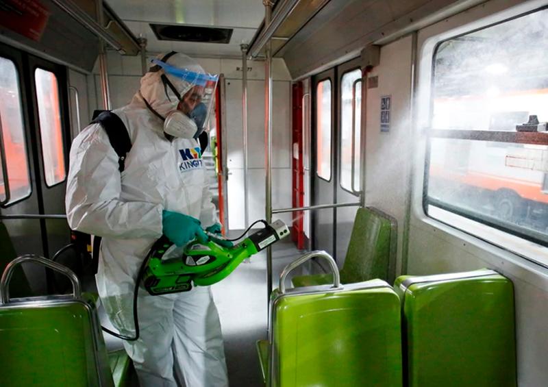 Coronavirus Refuerzan medidas de sanitización en transporte público en Edoméx