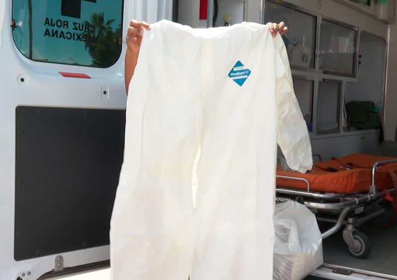 coronavirus Cruz roja equipó al municipio de La Paz y Los Cabos con aparatos y kits especiales para el traslado de enfermos por Covid-19