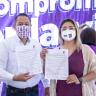 Firma Compromisos Con la Vida, por parte de candidatos del PES: Lorenia Montaño Ruiz Candidata por el Partido Encuentro Solidario